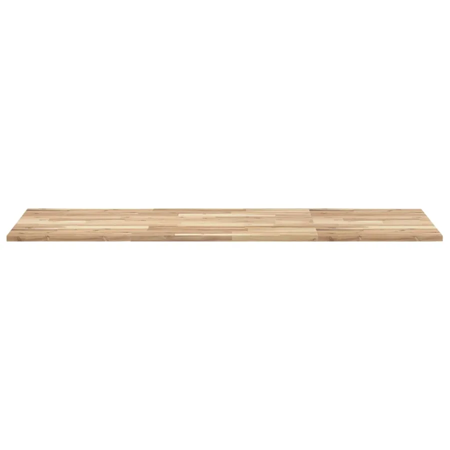 Dessus de meuble de salle de bain non traité bois d'acacia - 3