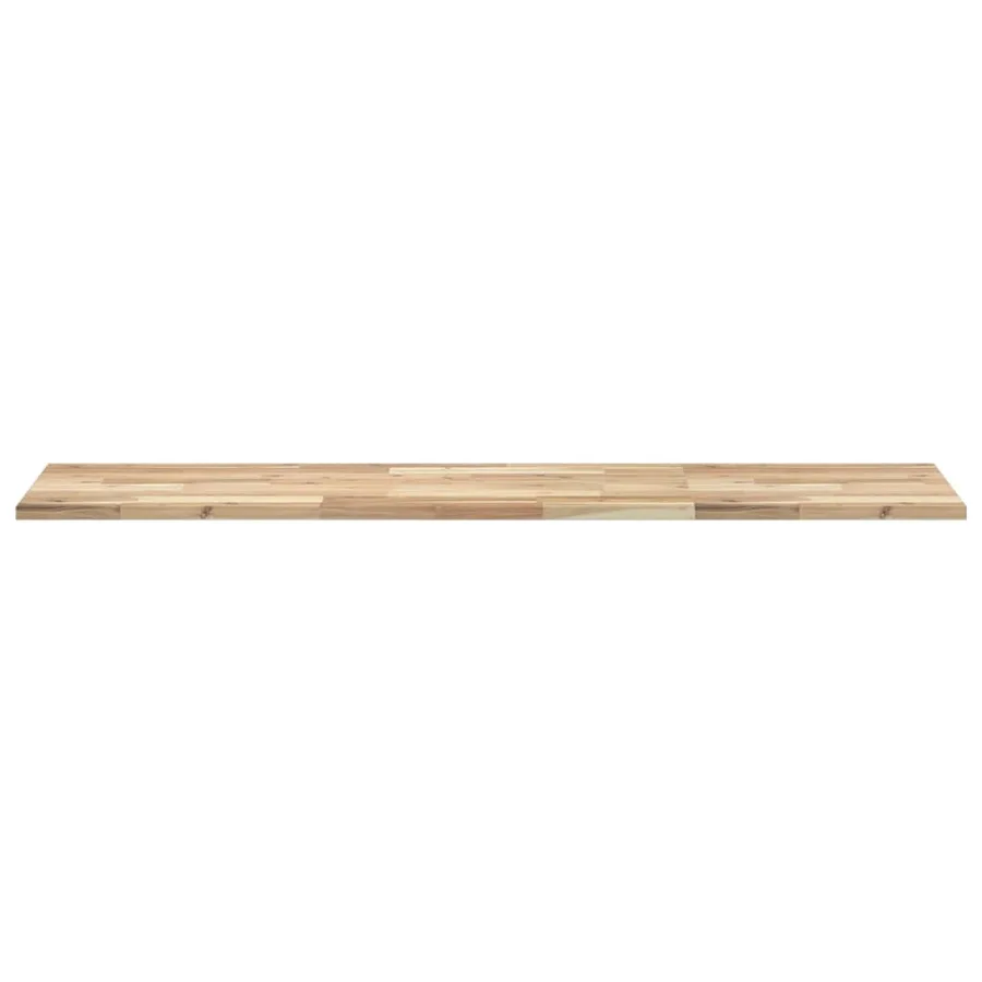 Dessus de meuble de salle de bain non traité bois d'acacia - 3