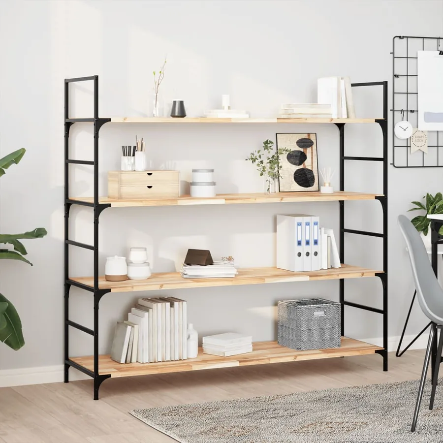 Étagères flottantes 2 pcs 160x40x2 cm acacia massif non traité