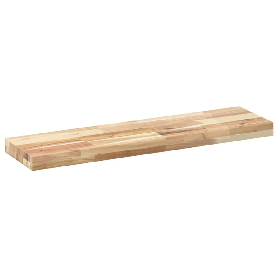 Étagères flottantes 3 pcs 80x20x4 cm acacia massif non traité - 3