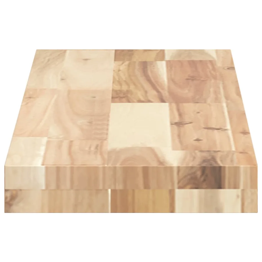 Étagères flottantes 3 pcs 80x20x4 cm acacia massif non traité - 5