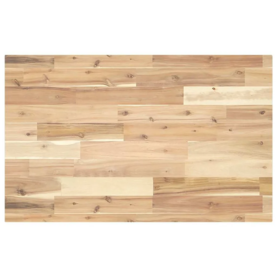 Étagère de vasque murale acier et bois massif d'acacia - 8