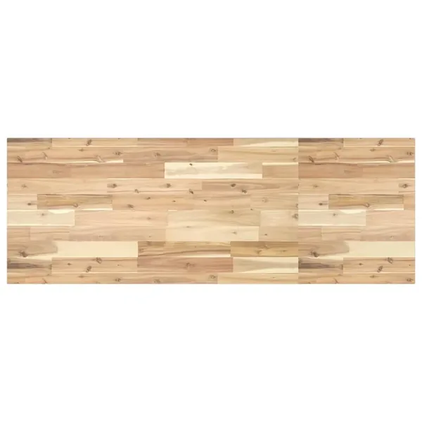 Dessus de meuble de salle de bain non traité bois d'acacia