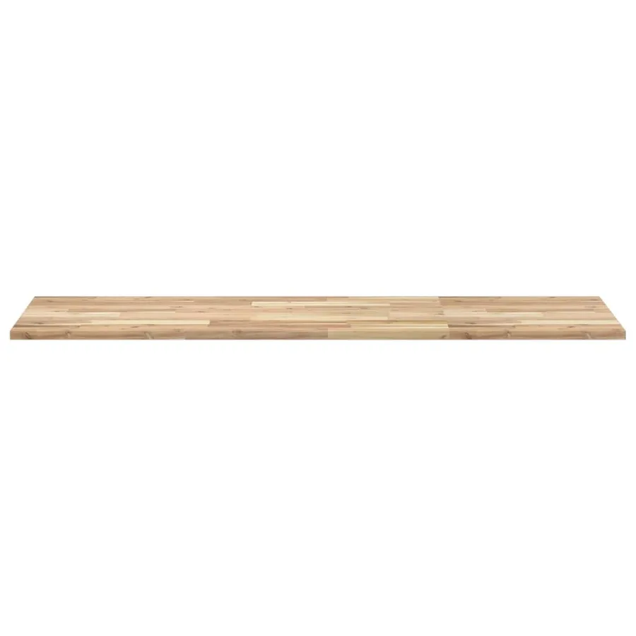 Dessus de meuble de salle de bain non traité bois d'acacia - 3