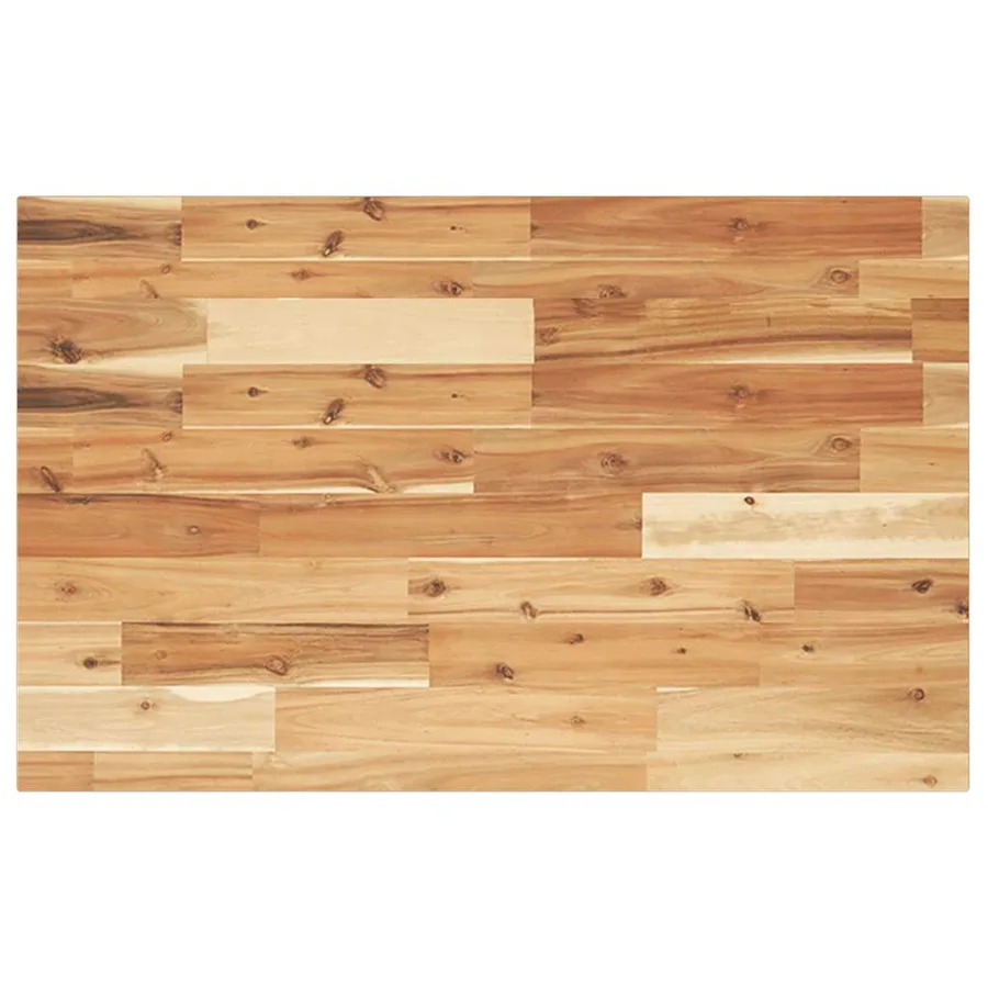 Étagère de vasque murale acier et bois massif d'acacia - 8