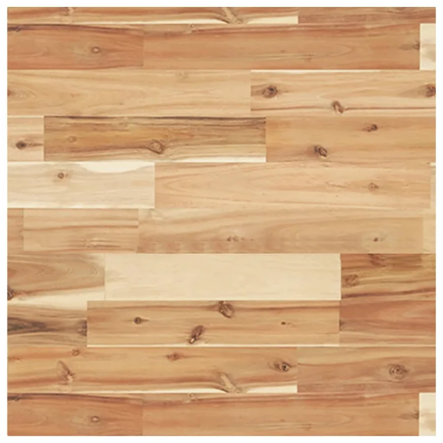 Étagère de vasque murale acier et bois massif d'acacia - 8