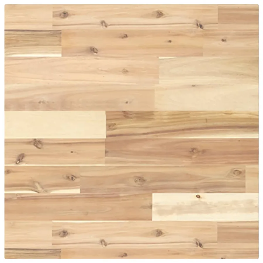 Étagère de vasque murale acier et bois massif d'acacia - 8