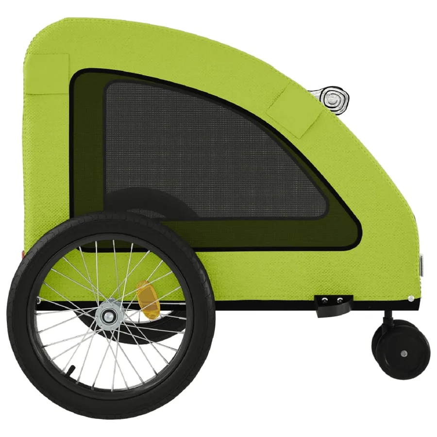 Remorque de vélo pour animaux de compagnie vert - 7