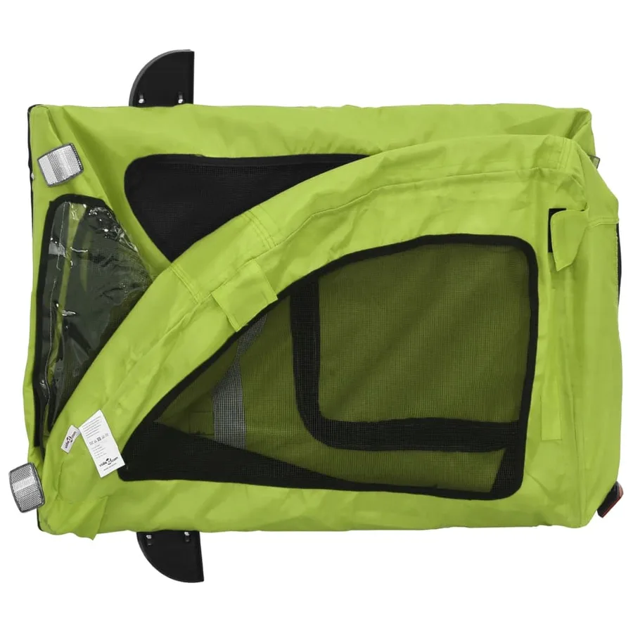 Remorque de vélo pour animaux de compagnie vert - 9