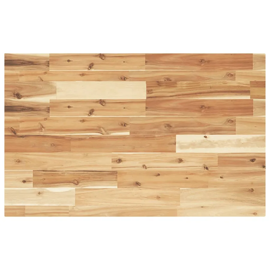 Étagère de vasque murale acier et bois massif d'acacia - 8