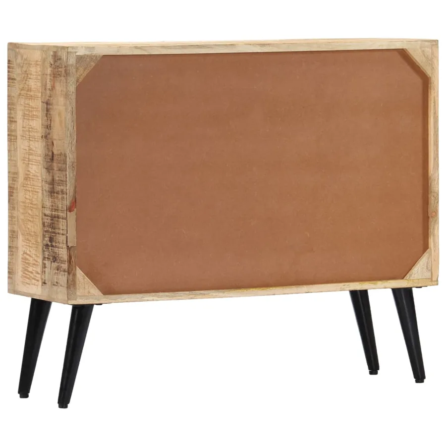 Buffet 88x30x73 cm Bois de manguier massif - 5