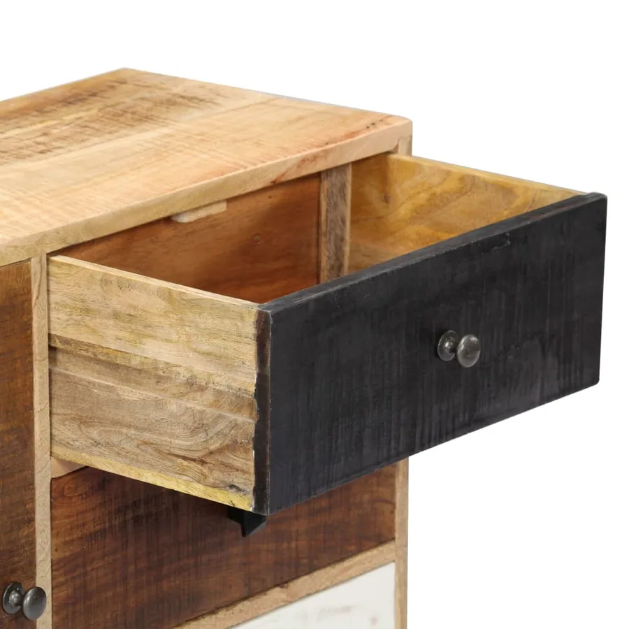 Buffet 88x30x73 cm Bois de manguier massif - 6