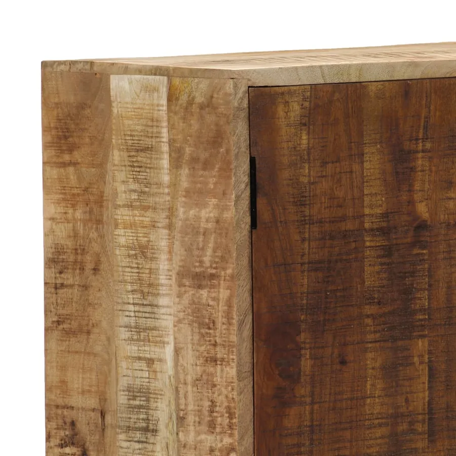 Buffet 88x30x73 cm Bois de manguier massif - 7