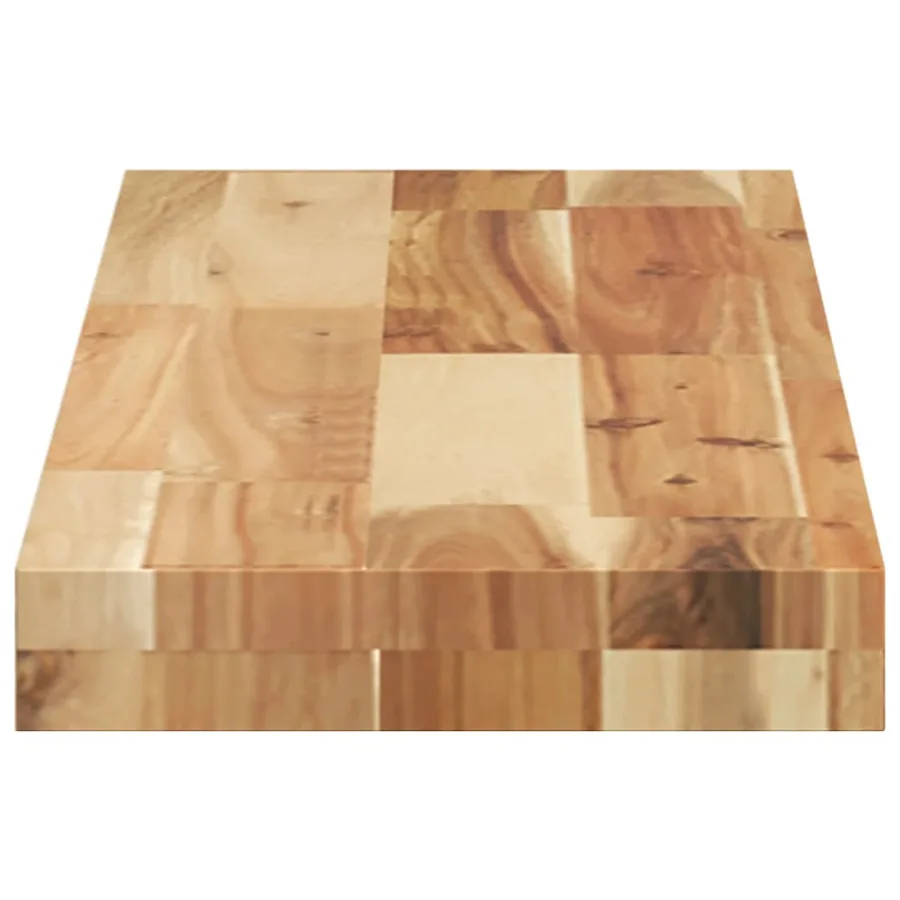 Étagère flottante 80x20x4 cm acacia massif finition à l'huile - 5