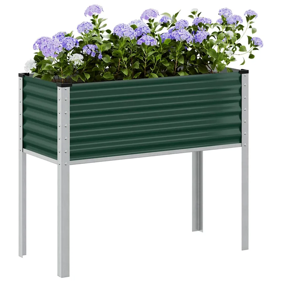 Jardinière Vert 100x45x90 cm Acier