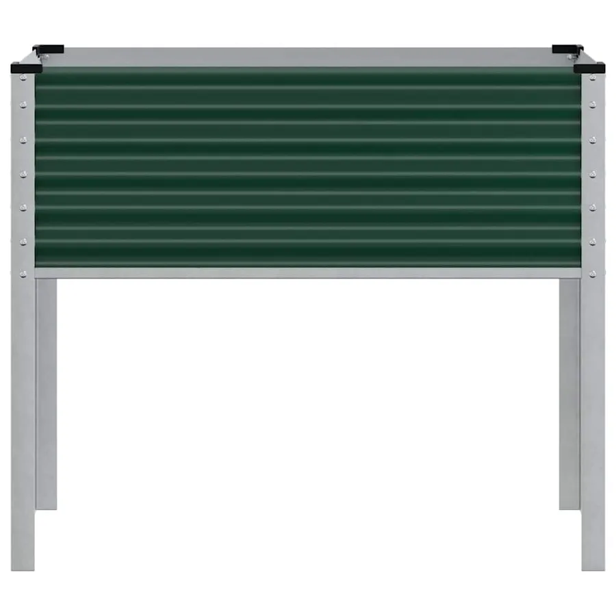 Jardinière Vert 100x45x90 cm Acier - 4
