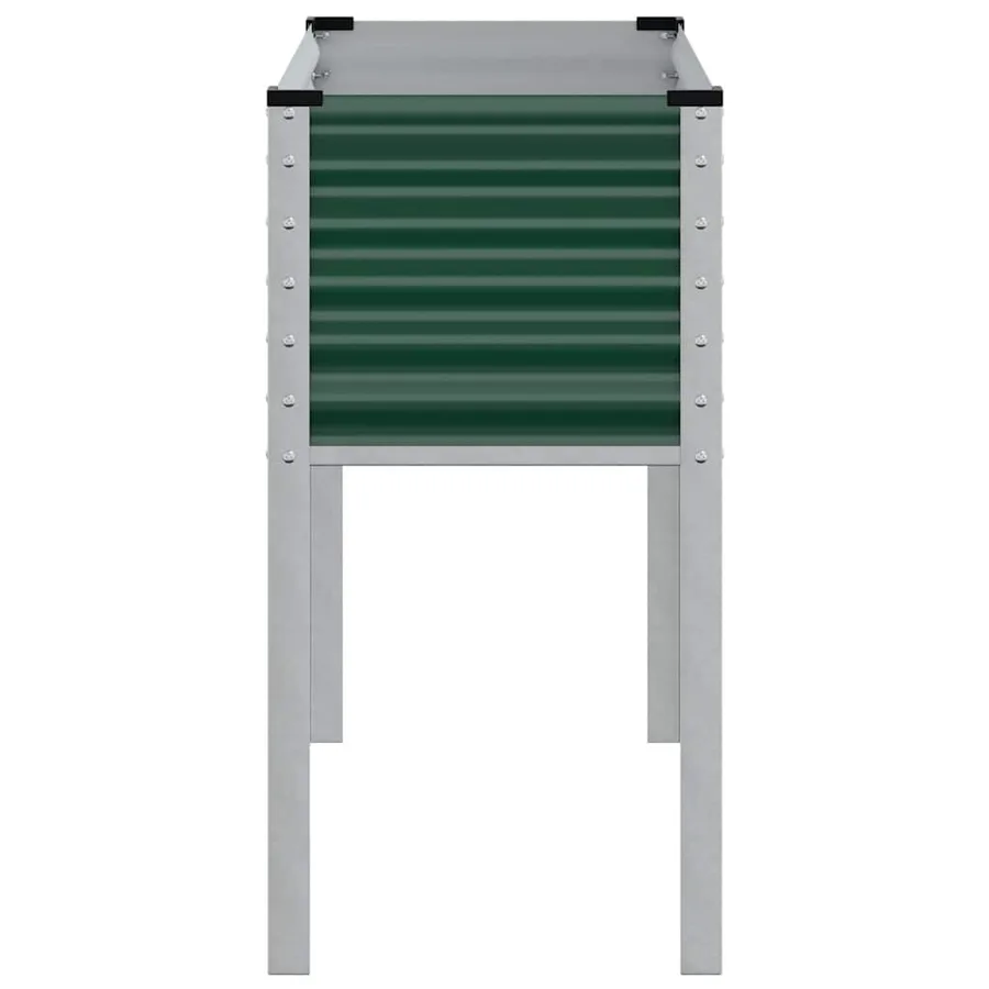 Jardinière Vert 100x45x90 cm Acier - 5
