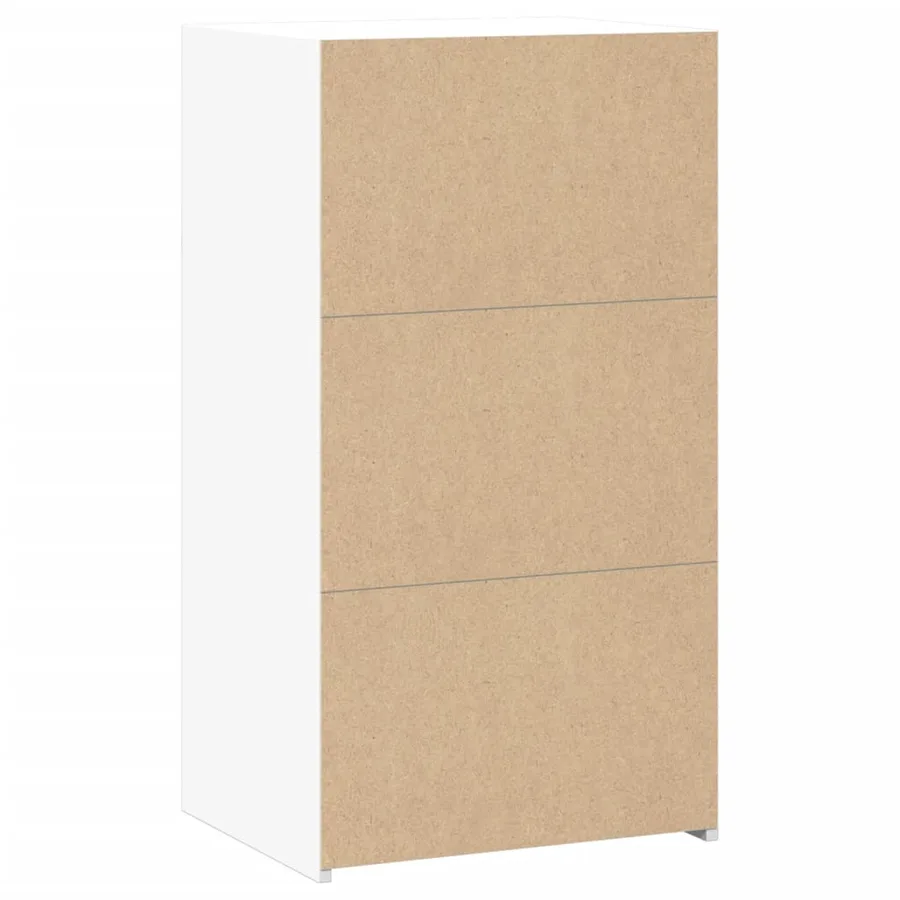 Buffet blanc 50x41x93 cm bois d'ingénierie - 6