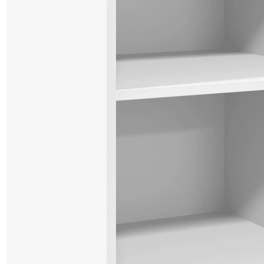 Buffet blanc 50x41x93 cm bois d'ingénierie - 7