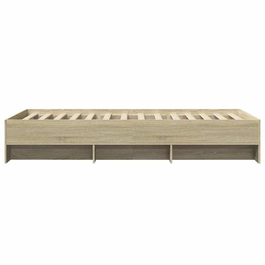Cadre de lit sans matelas chêne sonoma 90x200 cm - 6