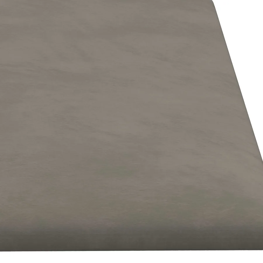 Tête de lit murale 12 pcs Gris clair Velours - 4