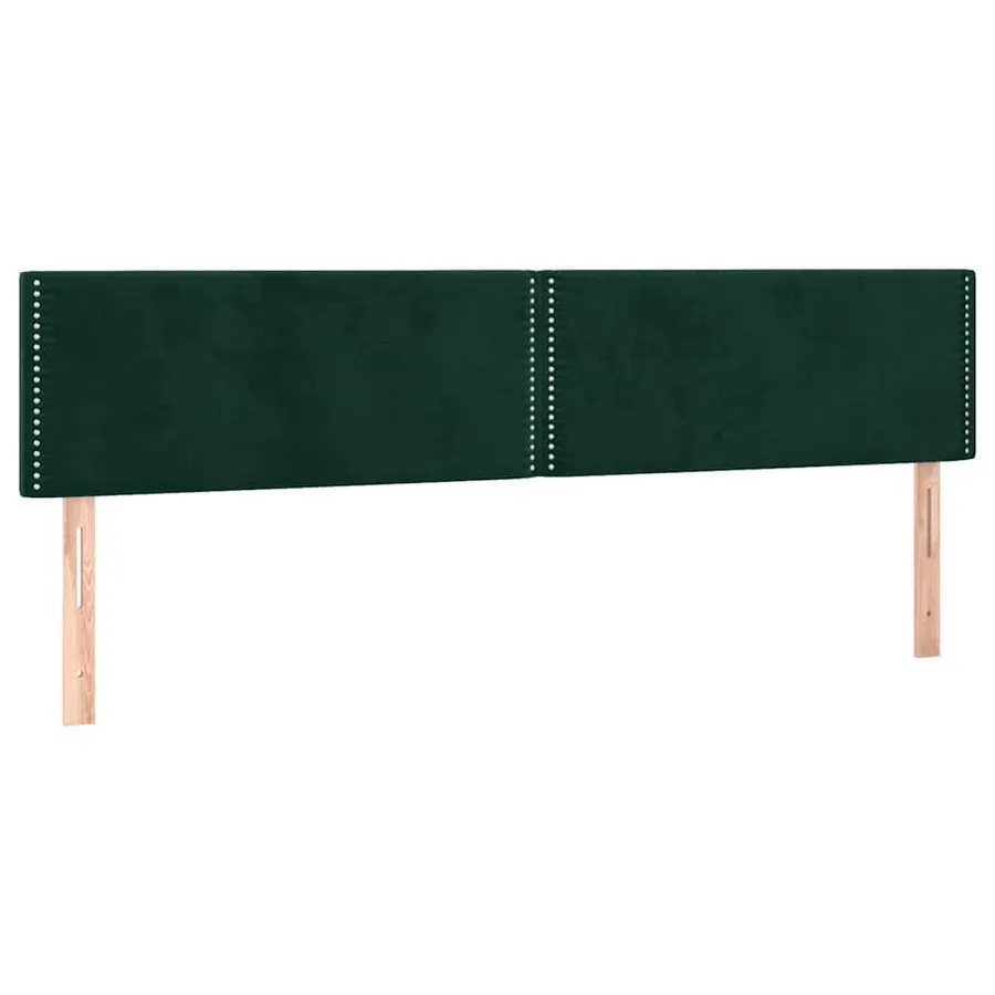 Sommier à lattes de lit avec matelas vert foncé 120x190 cm - 7