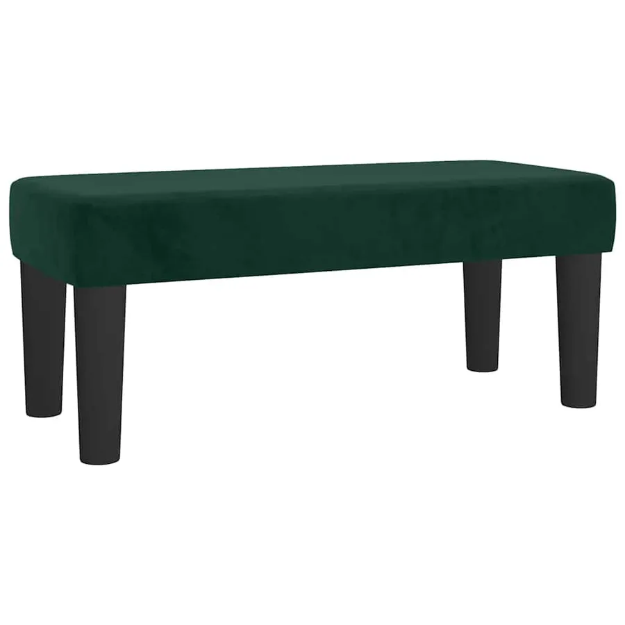 Sommier à lattes de lit avec matelas vert foncé 120x190 cm - 8