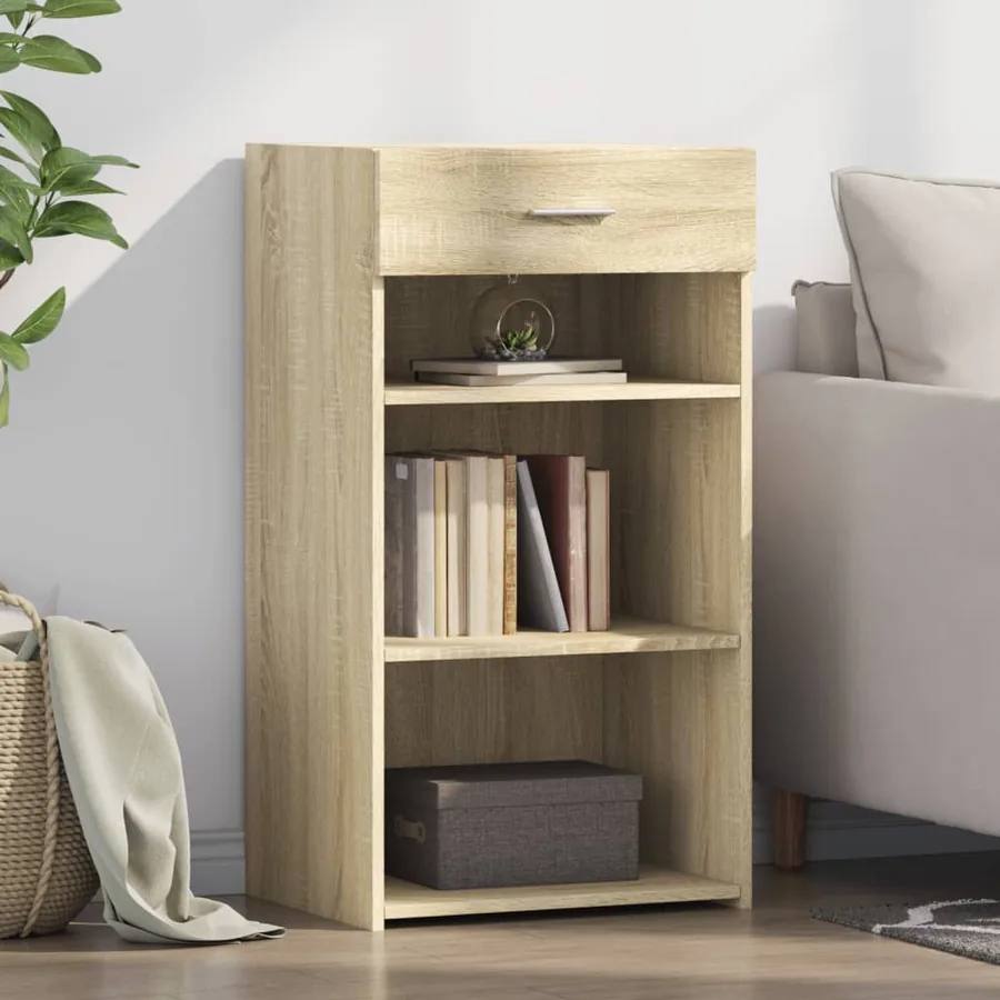 Buffet chêne sonoma 50x42,5x93 cm bois d'ingénierie