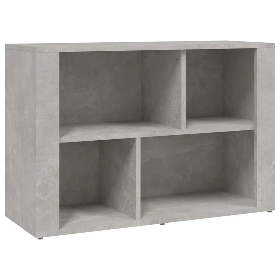 Buffet Gris béton 80x30x54 cm Bois d'ingénierie - 2