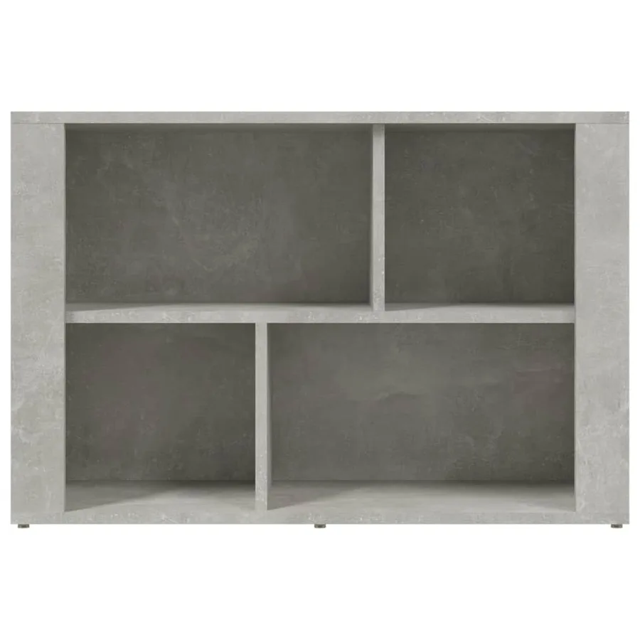 Buffet Gris béton 80x30x54 cm Bois d'ingénierie - 5