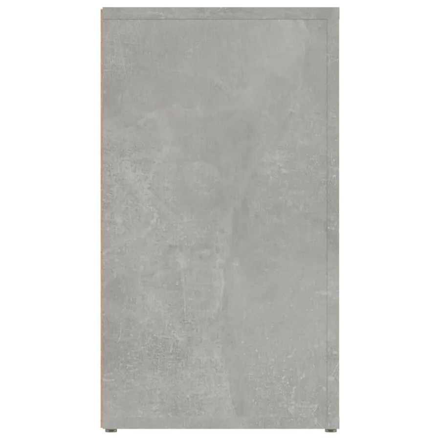 Buffet Gris béton 80x30x54 cm Bois d'ingénierie - 6