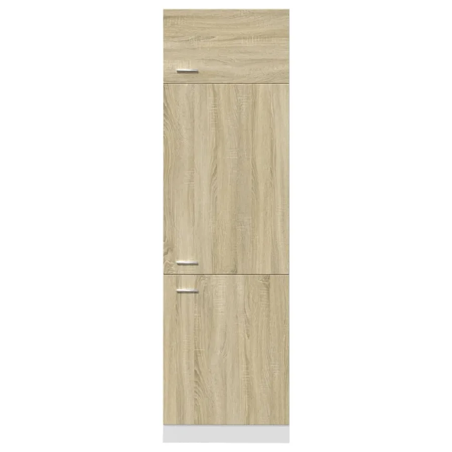 Armoire réfrigérée "Lyon" Chêne Sonoma 60 x 57 x 207 cm Bois d'ingénierie - 5