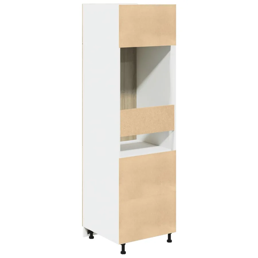 Armoire réfrigérée "Lyon" Chêne Sonoma 60 x 57 x 207 cm Bois d'ingénierie - 8