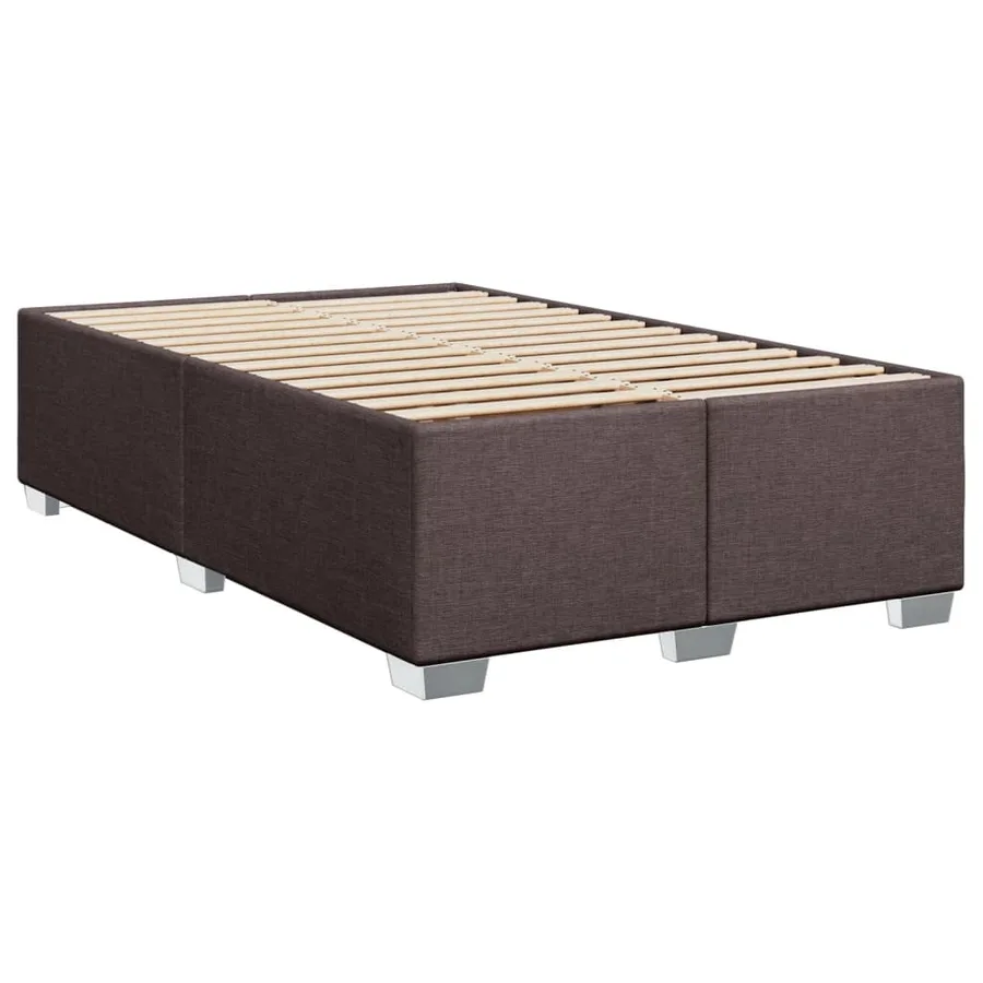 Sommier à lattes de lit avec matelas Marron foncé 80x200 cm - 8