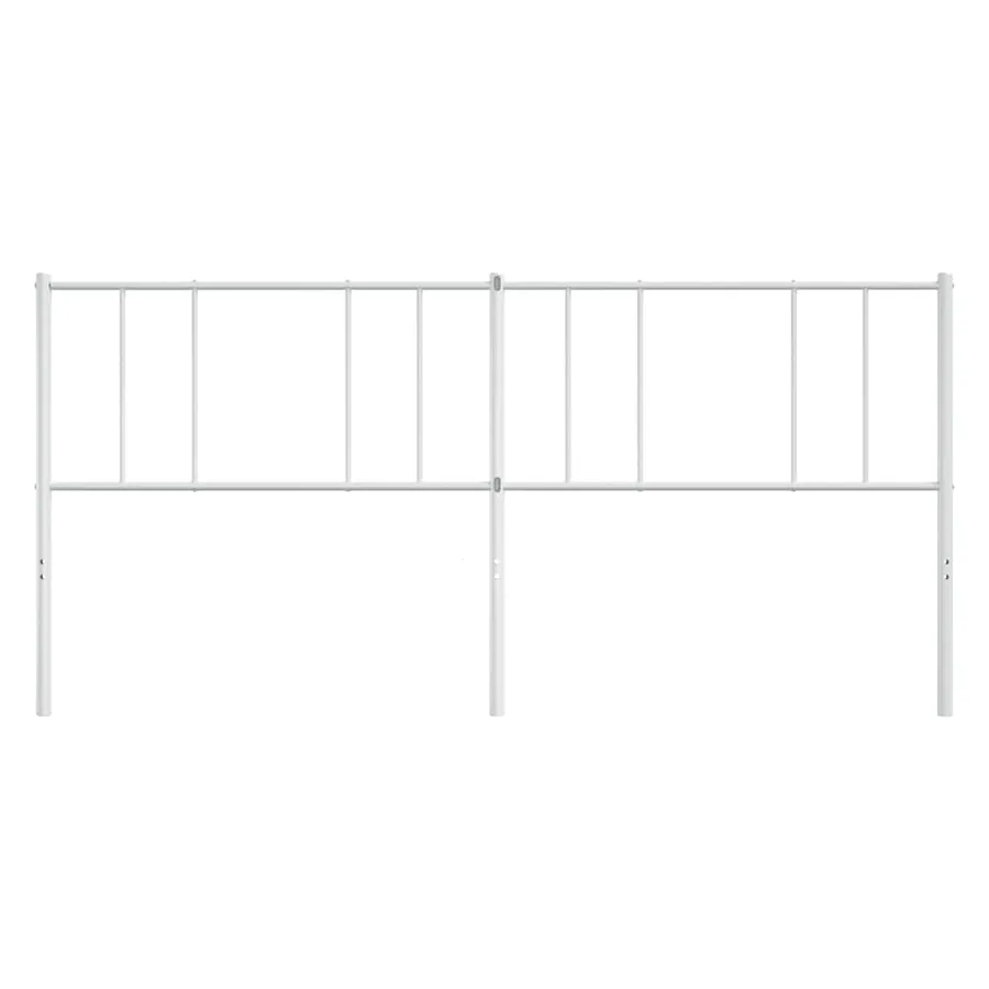 Tête de lit de remplacement métal blanc 180 cm - 4