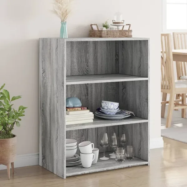Buffet sonoma gris 70x41x93 cm bois d'ingénierie