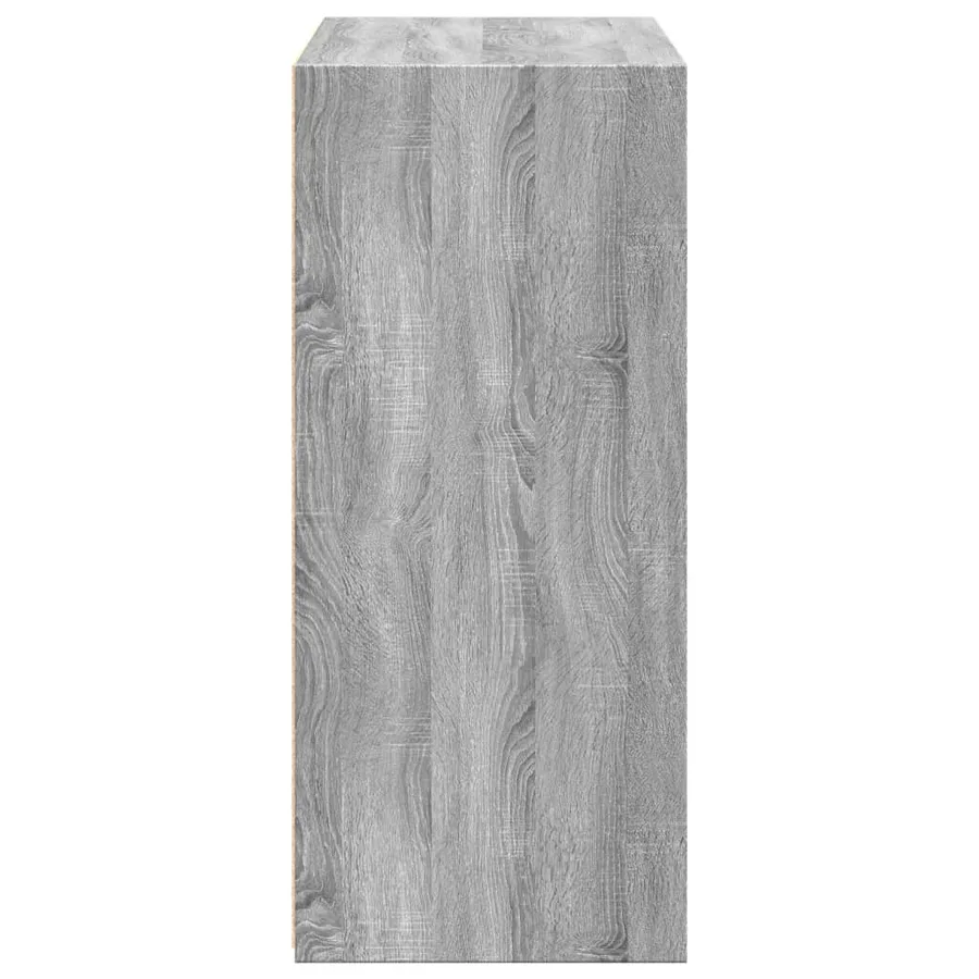Buffet sonoma gris 70x41x93 cm bois d'ingénierie - 5