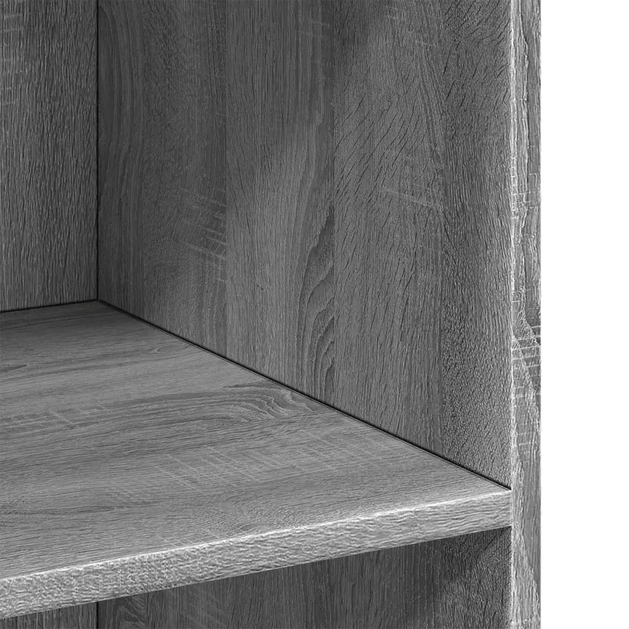 Buffet sonoma gris 70x41x93 cm bois d'ingénierie - 7