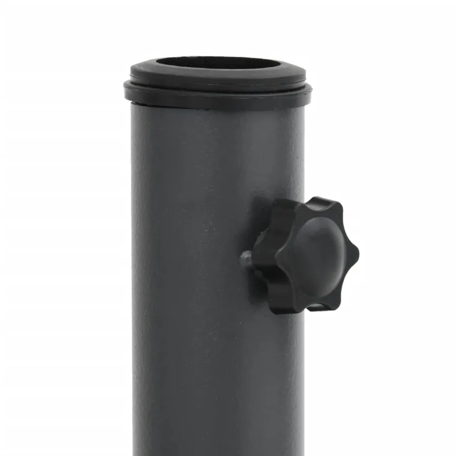 Base de parasol pour mâts Ø32/35/38 mm 25 kg rond - 8