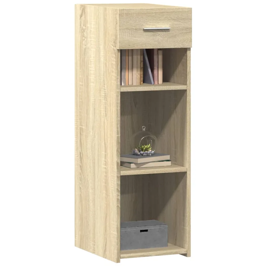 Buffet chêne sonoma 30x42,5x93 cm bois d'ingénierie - 3