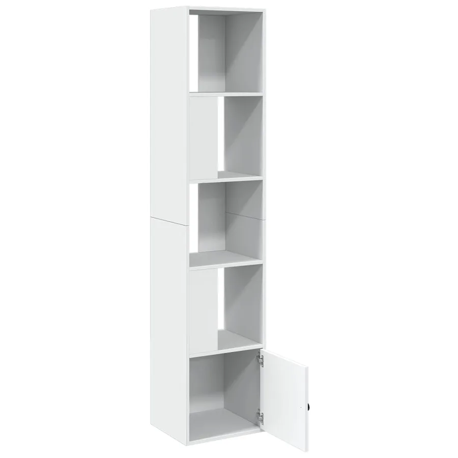 Bibliothèque blanc 40x36x189 cm bois d'ingénierie - 6