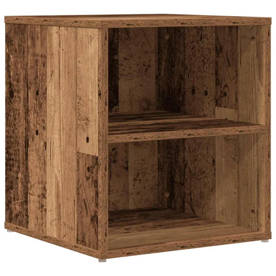 Armoire d'angle vieux bois 160x40x45 cm bois d'ingénierie - 7