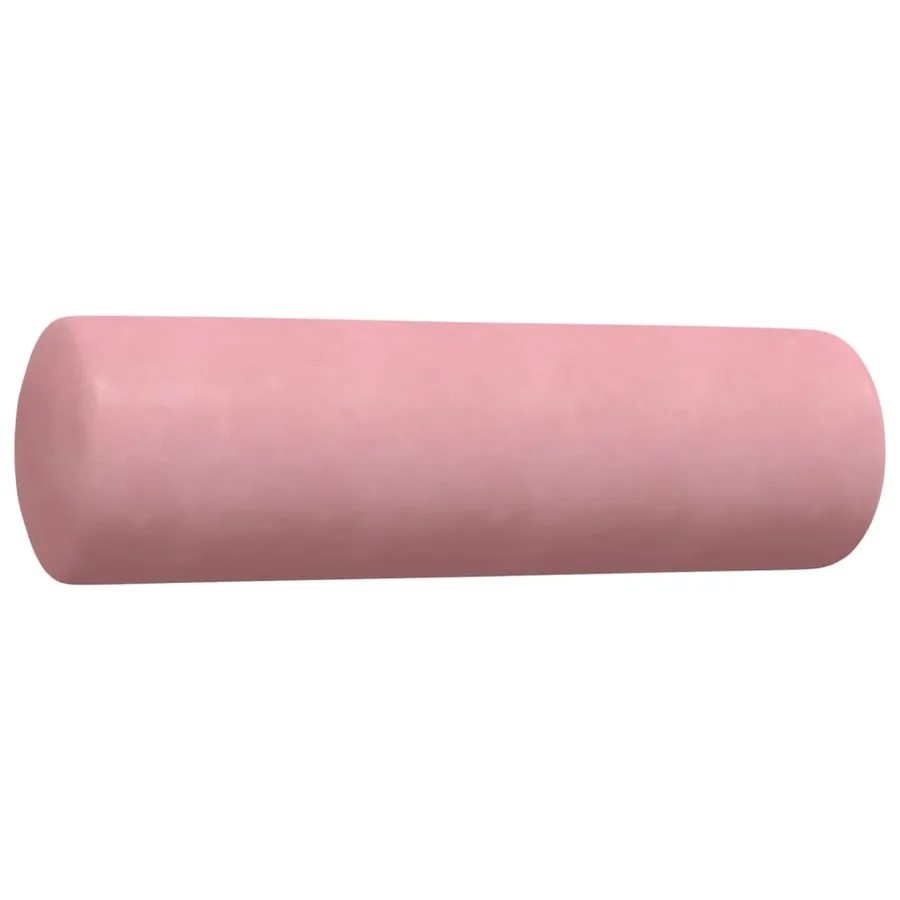 Ensemble de canapés 4pcs et coussins et traversins rose velours - 8