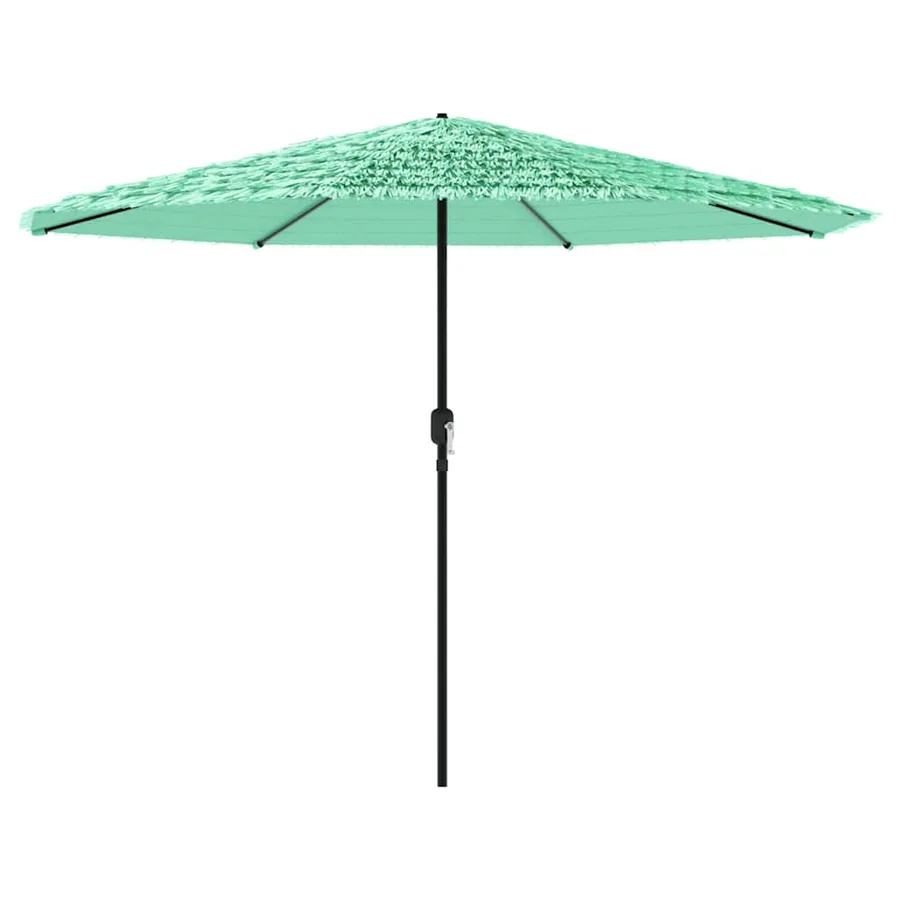 Parasol de jardin avec mât en acier vert 324x324x247 cm - 2