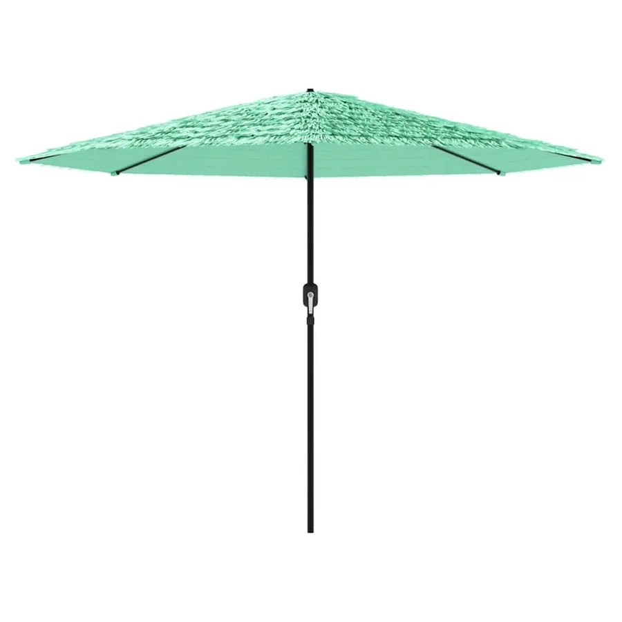 Parasol de jardin avec mât en acier vert 324x324x247 cm - 3
