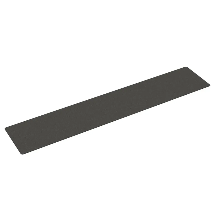 Tapis de couloir aspect sisal anthracite 80x400 cm - 2