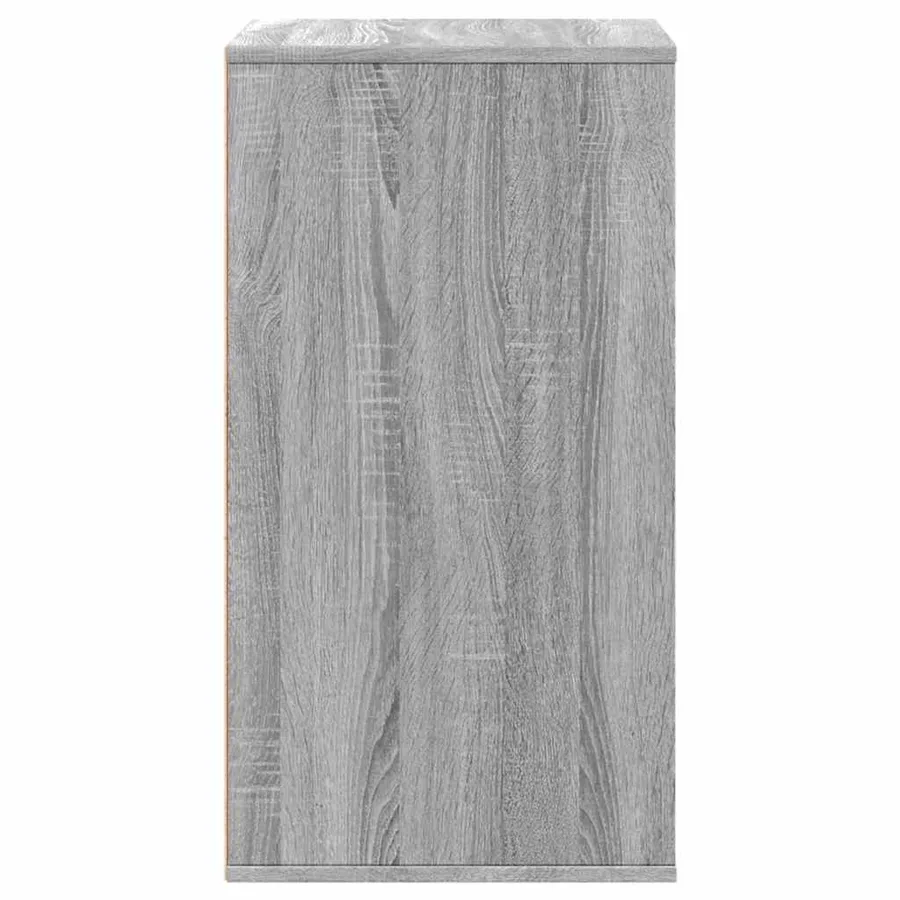Commode d'angle sonoma gris 60x41x76 cm bois d'ingénierie - 7