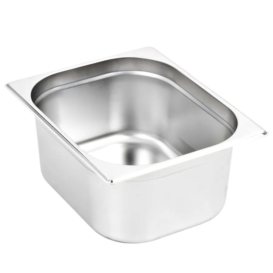 Récipients Gastronorm 2 pcs GN 1/2 150 mm Acier inoxydable - 4
