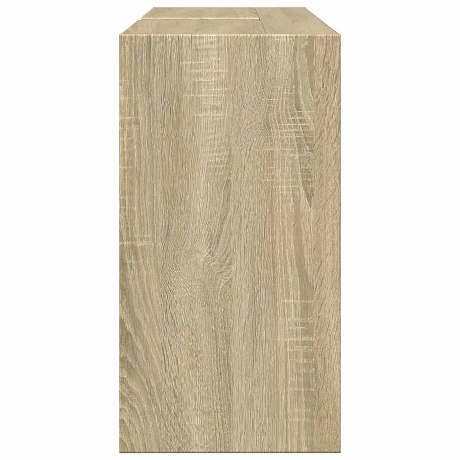 Armoire d'évier chêne sonoma 90x29x55 cm bois d'ingénierie - 6