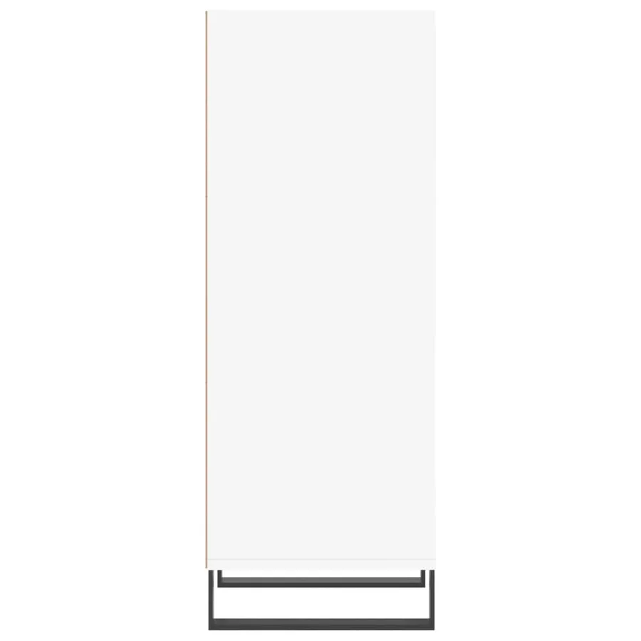 Buffet blanc 34,5x32,5x90 cm bois d'ingénierie - 5